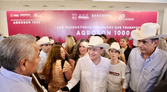 Durazo refuerza apoyo al campo con más de 144 millones en créditos y anuncia que duplicará recurso a productores